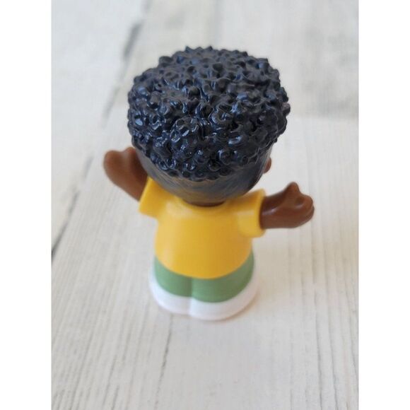 Mattel 2021 Little People kid Dino shirt curly hair doll accessory toy figure - Picture 5 of 5